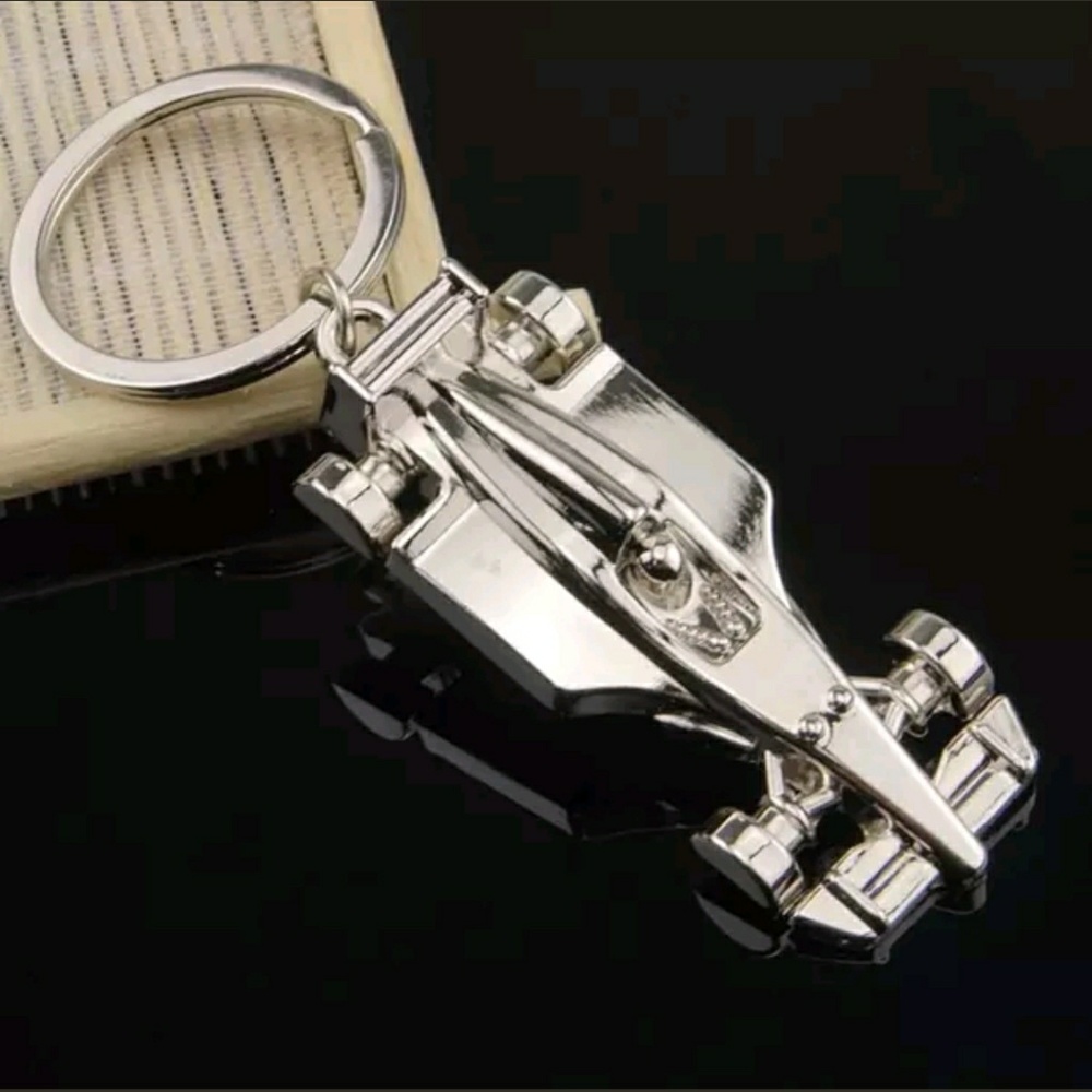 Free with $15 purchase NASCAR keychain
